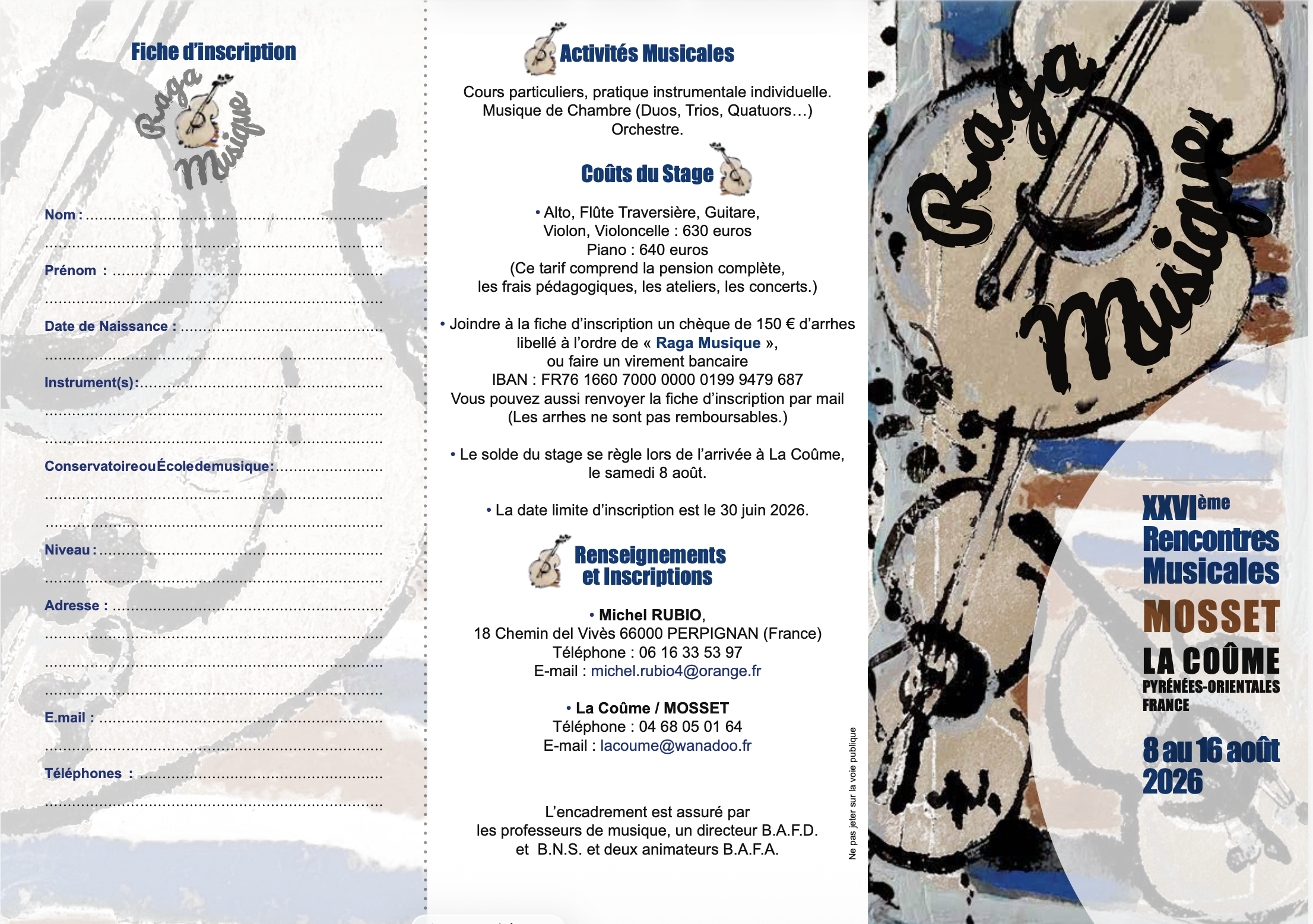 Depliant Mosset stage 2026 2