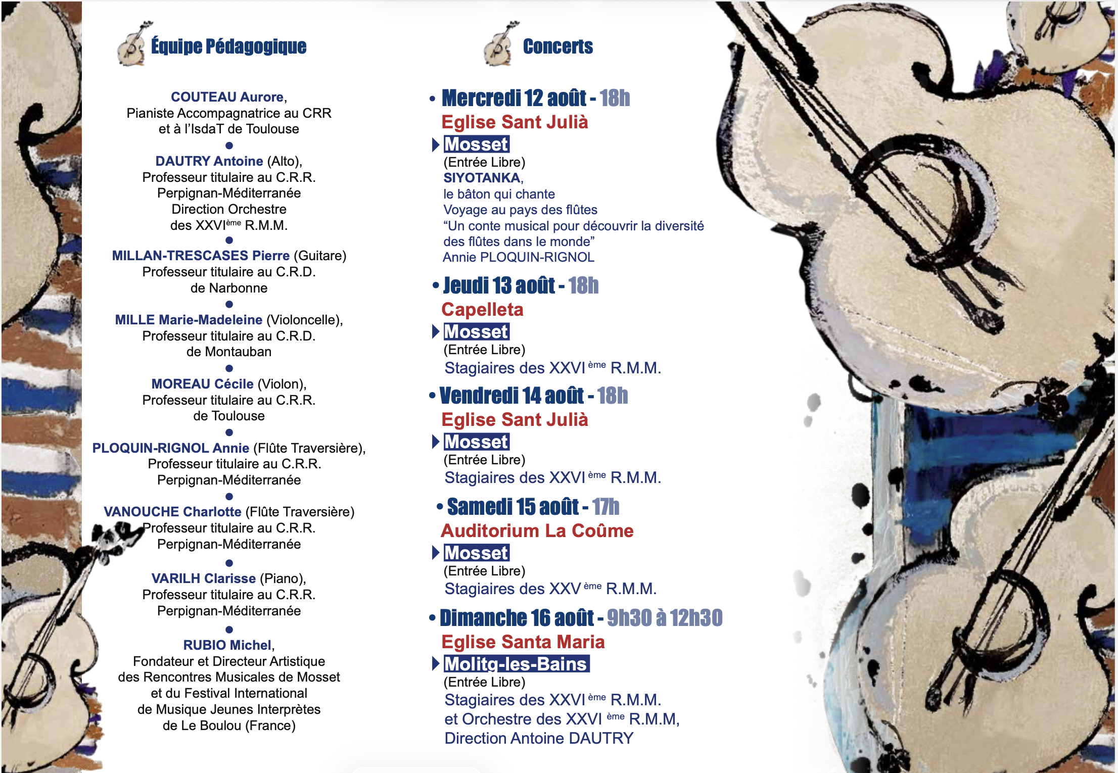 depliant stage Mosset 2026